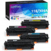 INK E-SALE HP 304A CC530A CC531A CC532A Remanufactured Toner Cartridge 4 Pack (Black, Cyan, Magenta, Yellow)